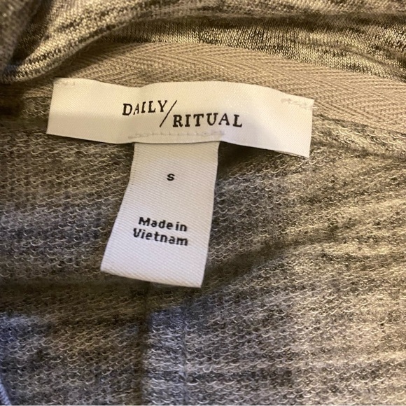 Nwot Daily Ritual Cowl Neck Sweater Style Dress Size S - Picture 5 of 10